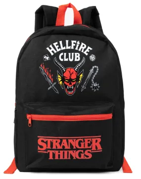 Stranger Things Back Pack 1 Piece Printed Unisex Kids Black Backpack