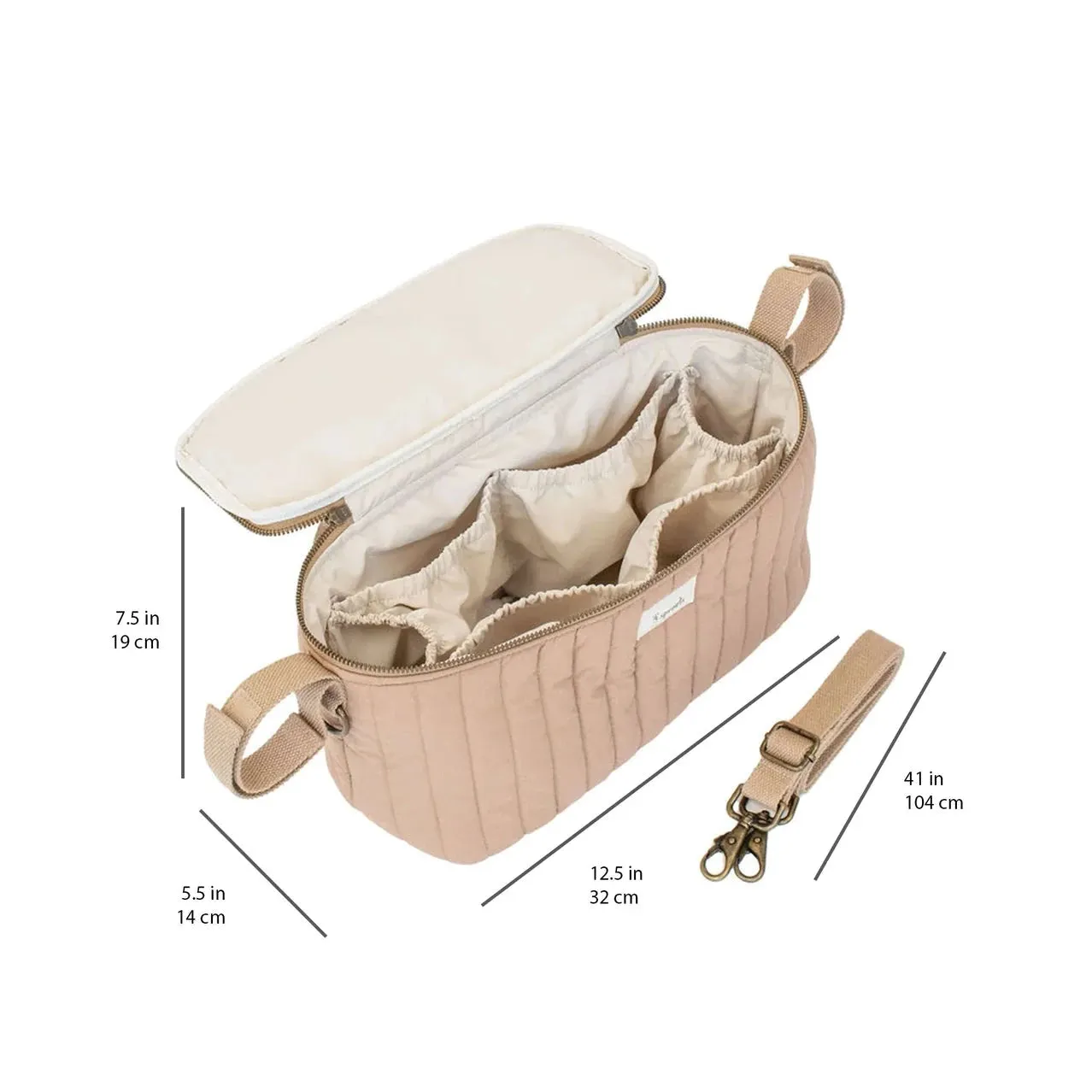 Stroller Caddy Organizer: Clay