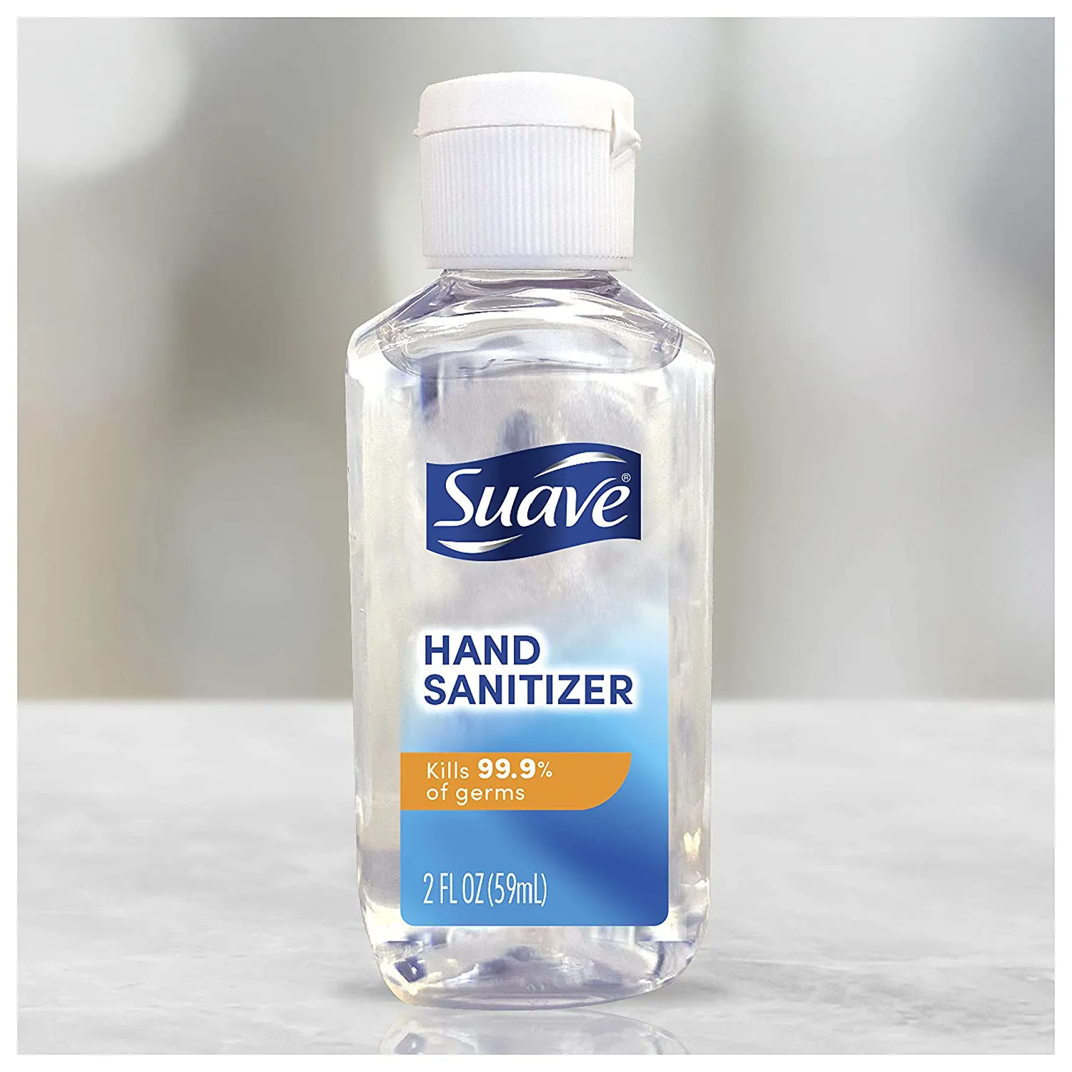 Suave Hand Sanitizer Kills 99.9% of Germs Alcohol Based Antibacterial Hand Sanitizer 2 Oz