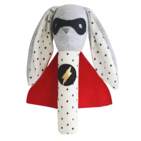 Super Hero Bunny Squeaker Toy