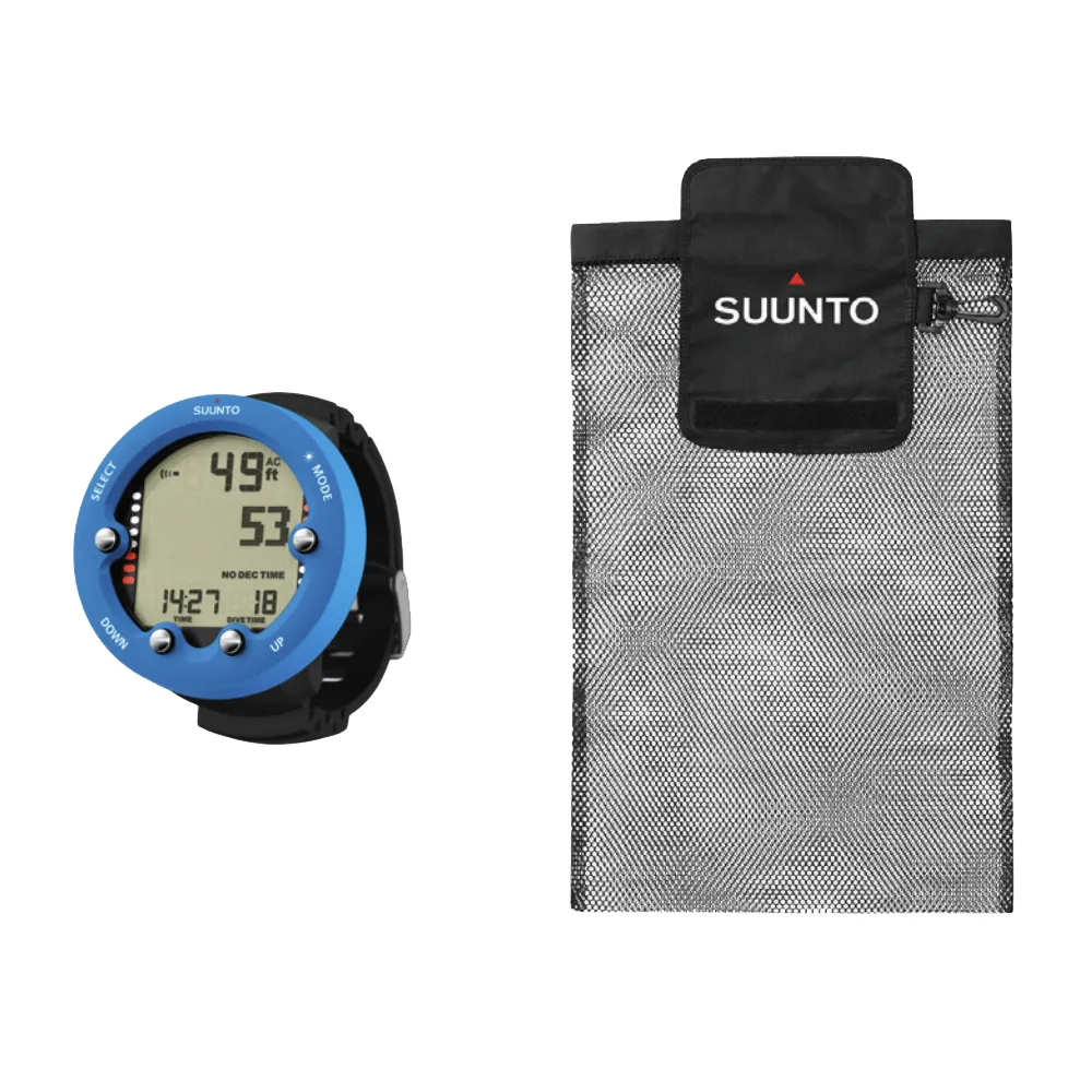 Suunto Zoop Novo with Suunto Mesh Debris Beach Cleanup Bag