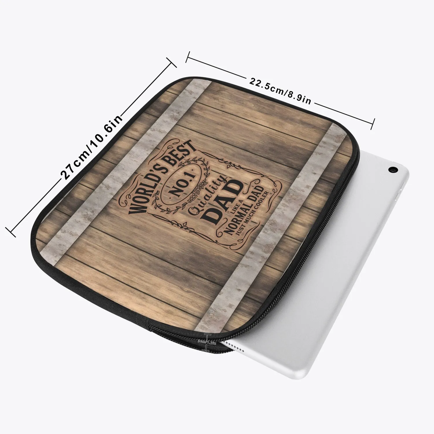 Tablet Sleeve - World's Best Dad, awd-578