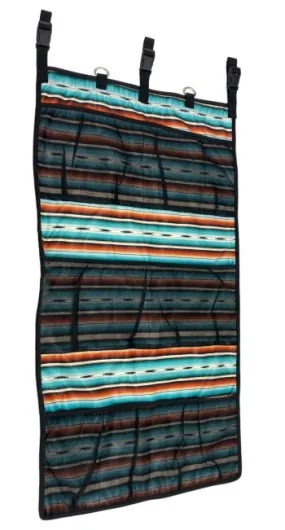 Teal Serape Hanging Trailer Organizer