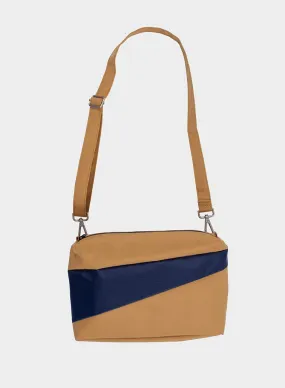 The New Bum Bag Camel & Navy Medium