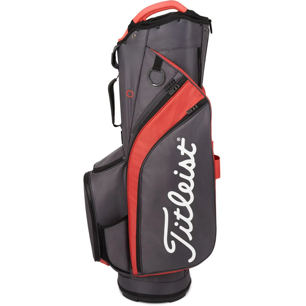 Titleist Cart 14 Lightweight Cart Bag - Graphite/Island Red/Black