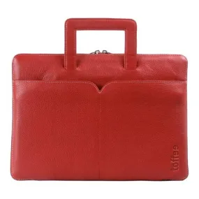 Toffee Leather Brief for 11inch MacBook Air/Pro - Red