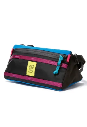 Topo Designs Bike Bag Mountain - Black / Blue