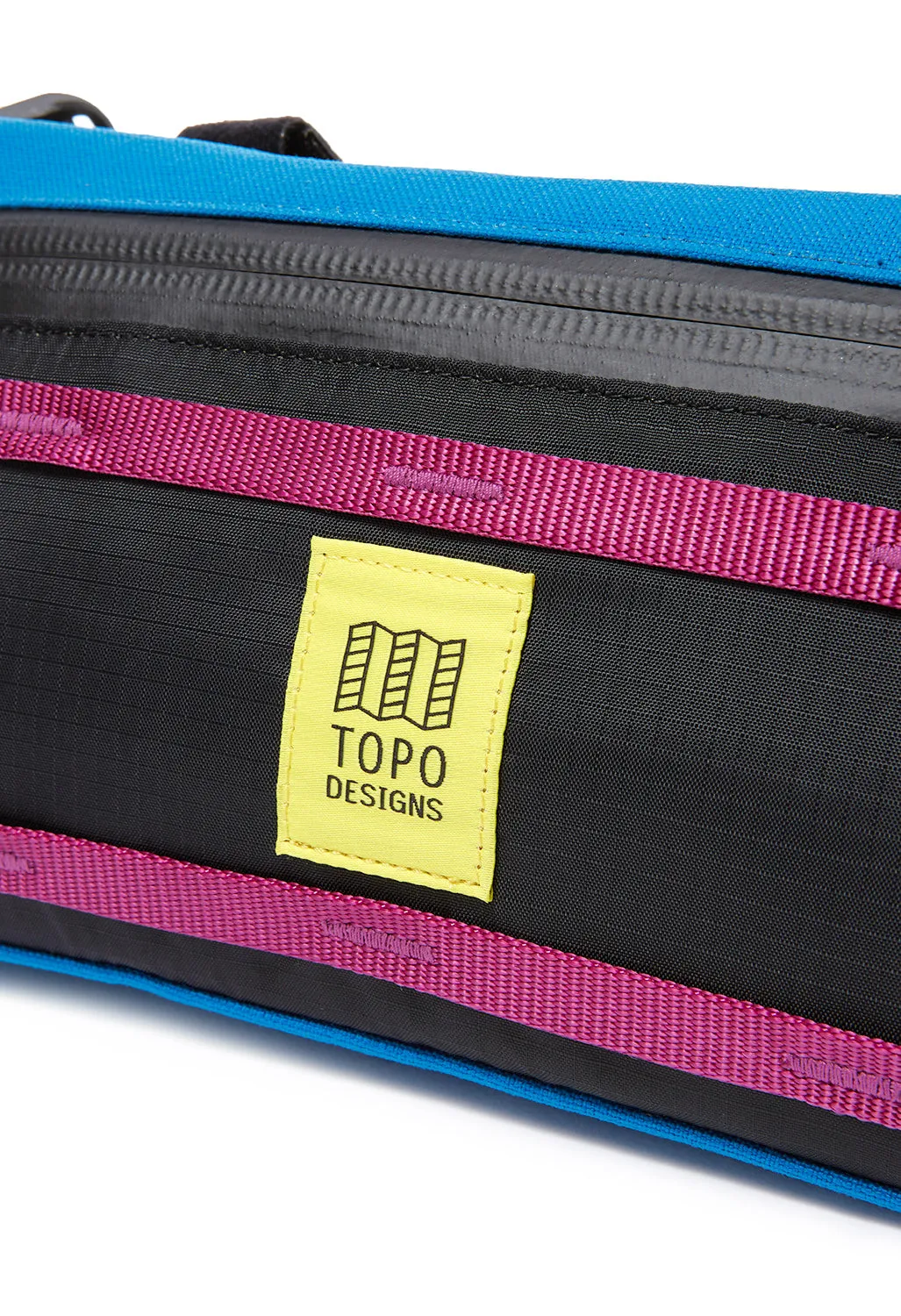 Topo Designs Bike Bag Mountain - Black / Blue