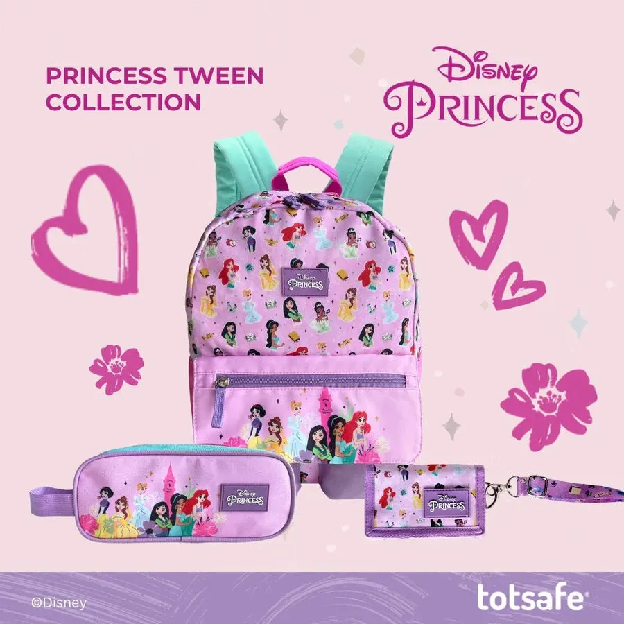 Totsafe Disney Princess Tween Collection (Backpack, Pouch, Lanyard Wallet)