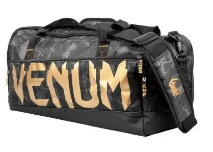 VENUM-02826-535 SPARRING SPORT TRAINING GYM BAG 68 x 33 x 26 cm  Dark Camo Gold