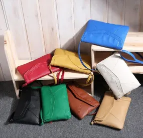 Vintage casual leather handbags new wedding clutches ladies party purse ofertas women crossbody messenger shoulder school bags