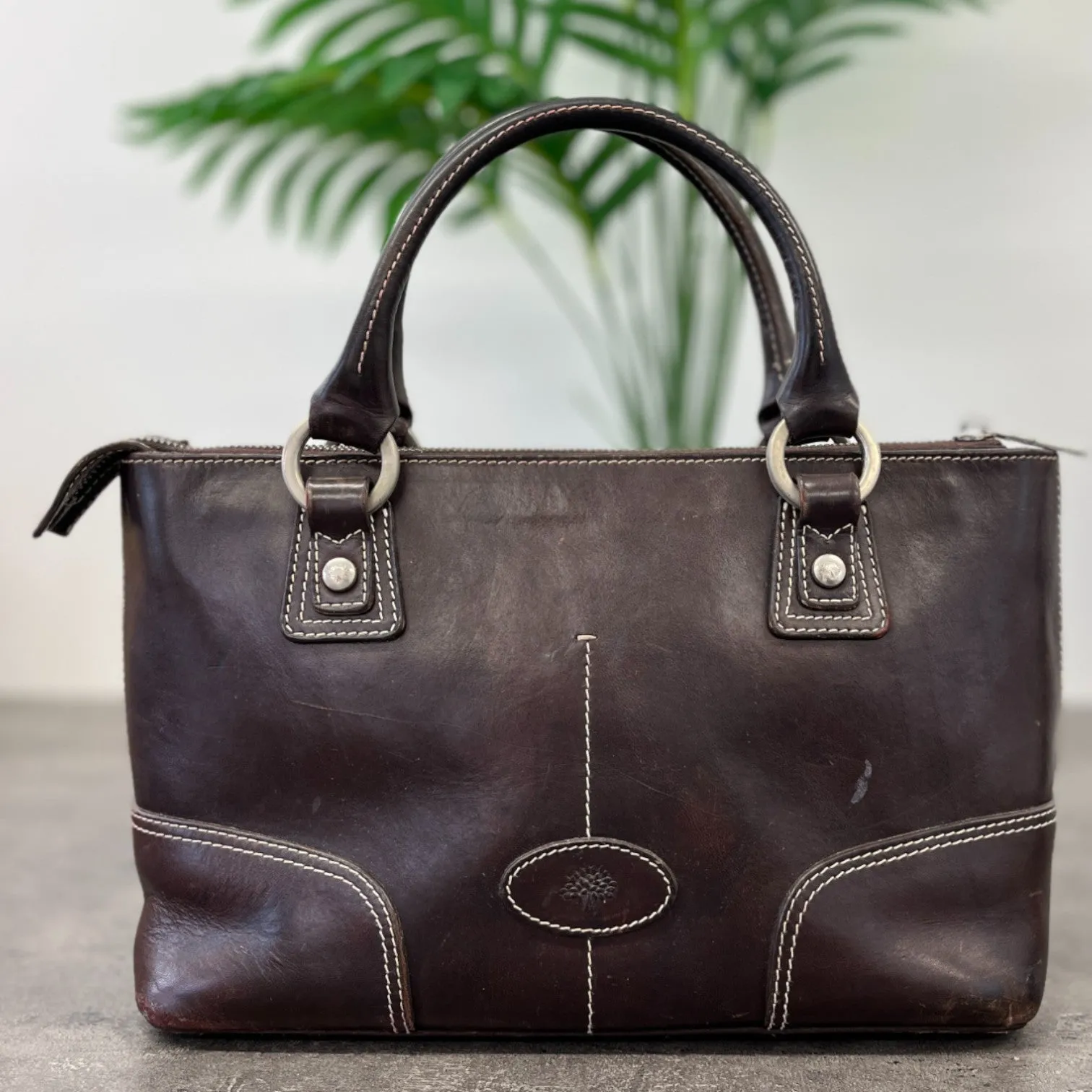 Women's Logo Handbag Brown