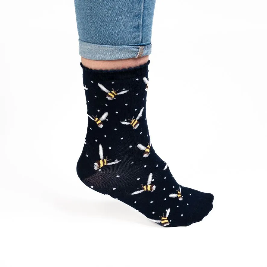 Wrendale Designs “Busy Bees” Bee Socks