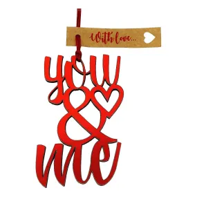 You & Me Gift Topper